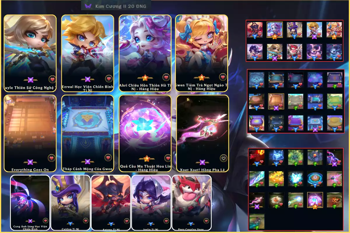 2 hàng hiệu + item VIP